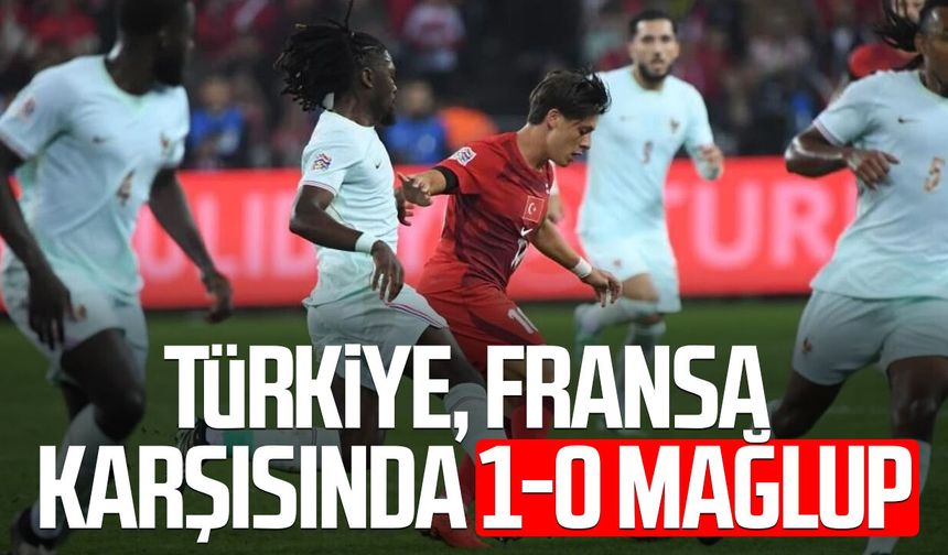 A Milli Takım Fransa’ya 1-0 mağlup oldu!