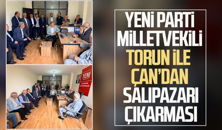 Yeni Parti Milletvekili Seyit Torun ile Murat Çan’dan Salıpazarı çıkarması
