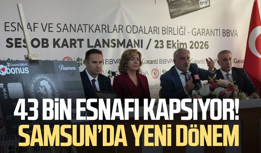 Samsun'da SESOB ile Garanti BBVA arasında iş birliği