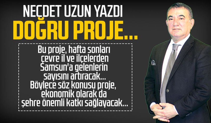 Necdet Uzun yazdı: Doğru proje...