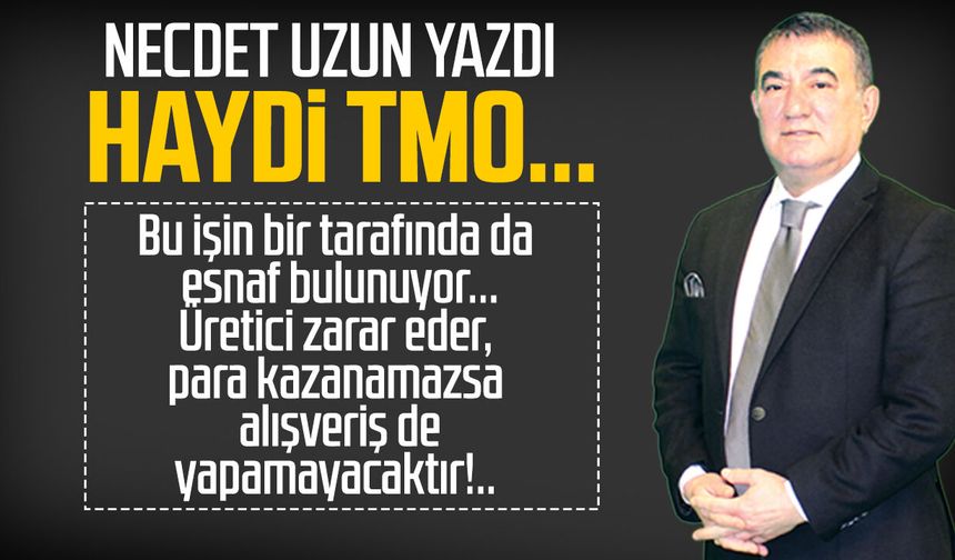 Necdet Uzun yazdı: Haydi TMO...