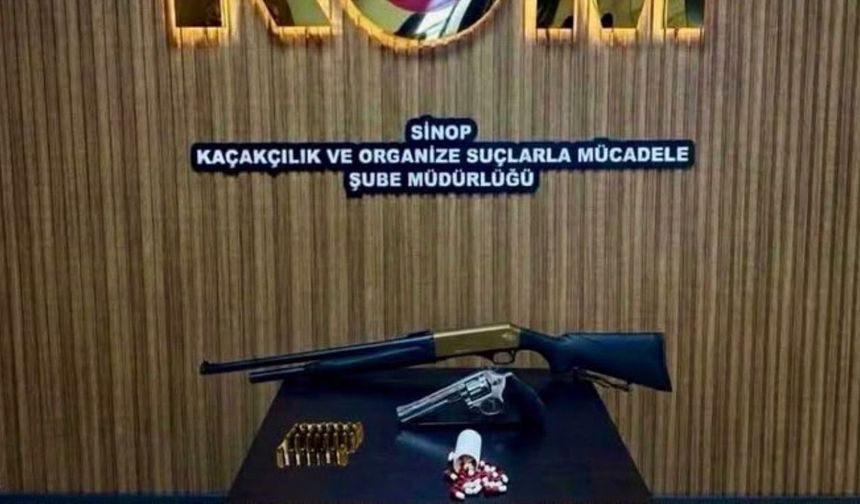 Samsun’da ruhsatsız silah operasyonu: 9 gözaltı