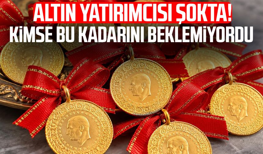 Altın yatırımcısına soğuk duş! Gram altın düşüşte