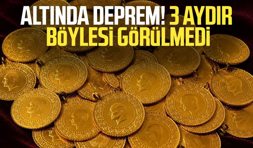 Altında deprem! 3 aydır böylesi görülmedi