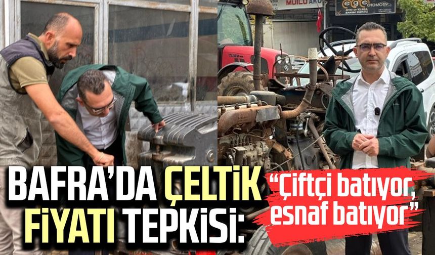 Bafra’da çeltik fiyatı tepkisi: “Çiftçi batıyor, esnaf batıyor”