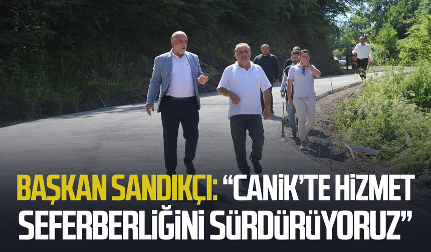 Başkan İbrahim Sandıkçı’dan Canik için yeni yatırım mesajı