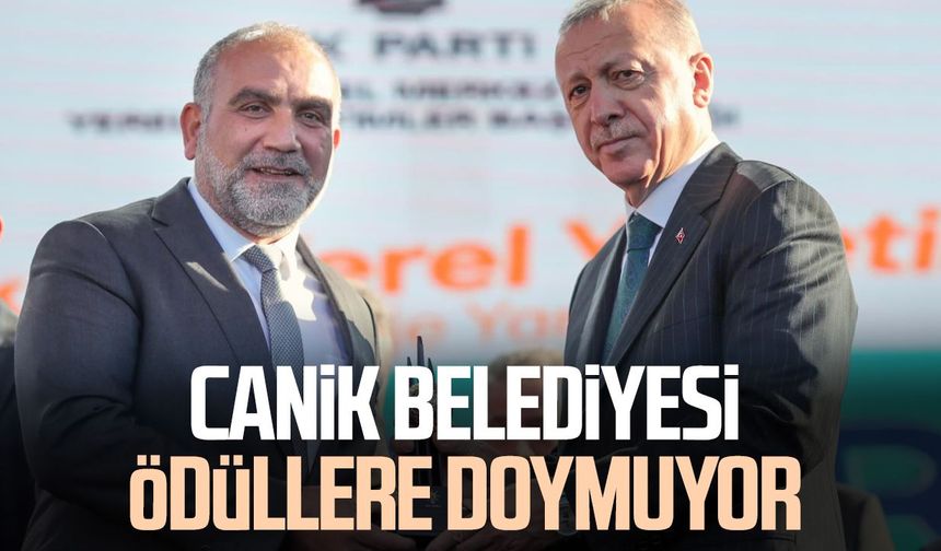 Canik Belediyesi ödüllere doymuyor