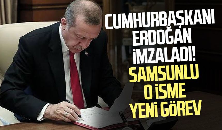 Cumhurbaşkanı Erdoğan imzaladı! Süleyman Kaldırım'a yeni görev