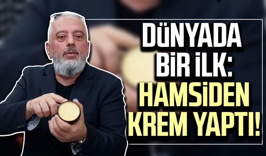 Dünyada bir ilk: Hamsiden cildi yenileyen krem yaptı!