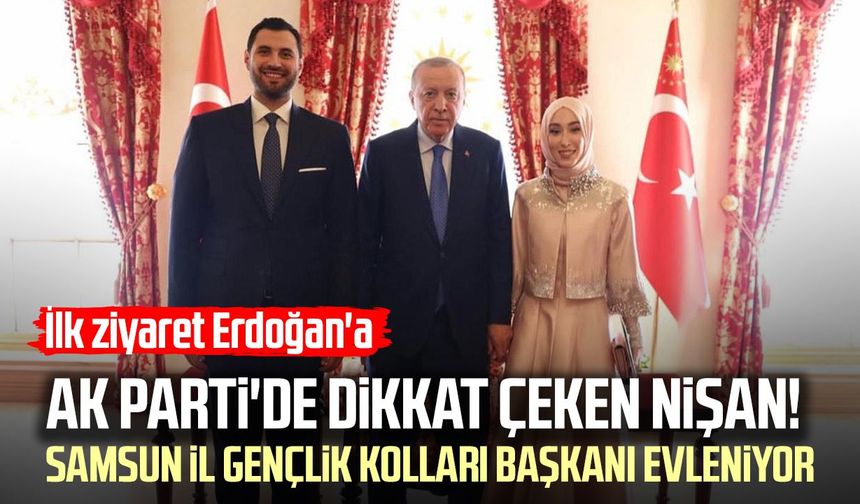 Samsun'dan Ankara'ya uzanan mutluluk! Orhan Murat Kumaş nişanlandı