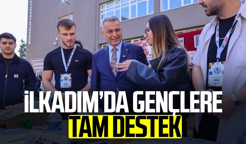 İlkadım’da gençlere tam destek
