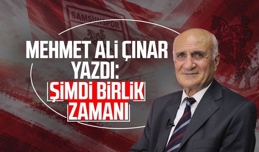 Mehmet Ali Çınar yazdı: Şimdi birlik zamanı