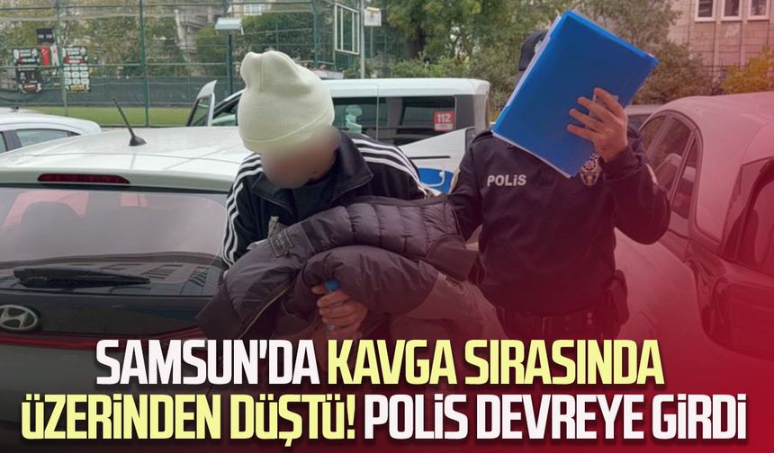 Samsun'da tartışma çıktı, gerçek yere düşünce ortaya çıktı!