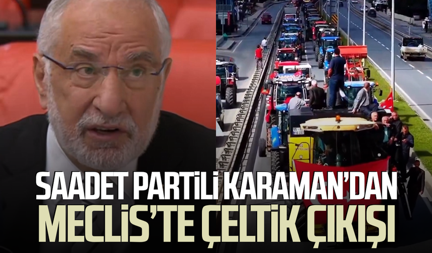 Saadet Partili Mehmet Karaman’dan TBMM'de çeltik çıkışı