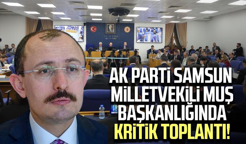 Samsun Milletvekili Mehmet Muş başkanlığında kritik toplantı!