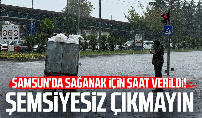 Samsun’da 29 Ekim hava durumu: Yağmur saat kaçta?