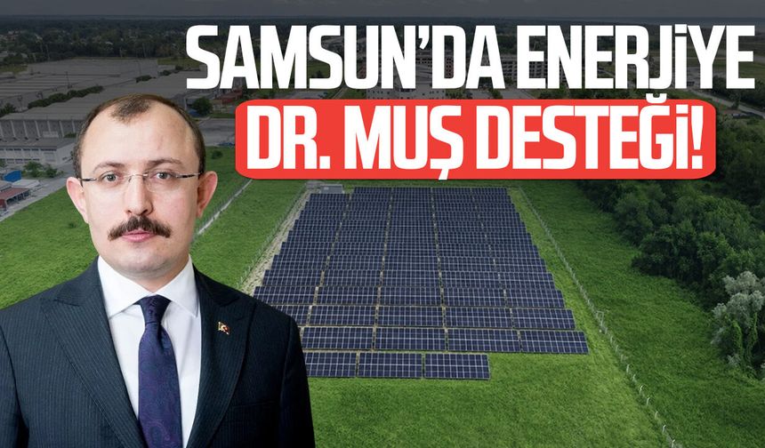 Samsun Üniversitesi'nde enerjiye Dr. Mehmet Muş desteği!