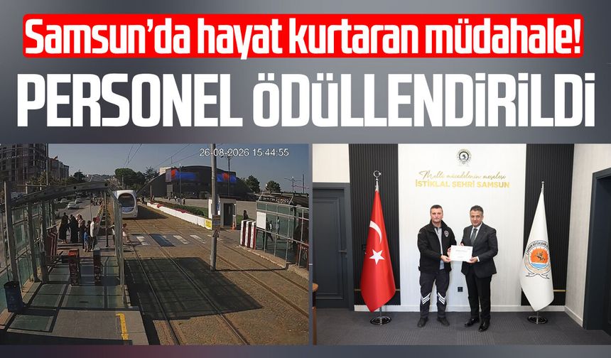 Samsun’da kahraman personele Başkan Halit Doğan’dan teşekkür