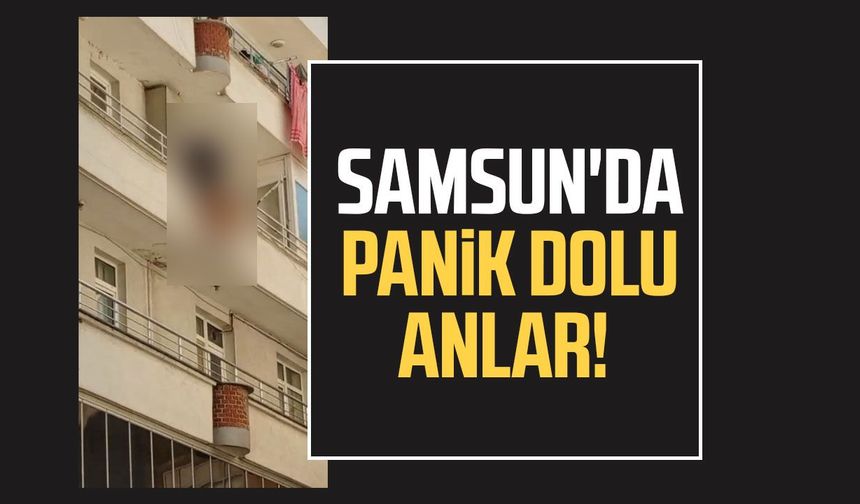 Samsun'da panik dolu anlar! Ağır yaralandı