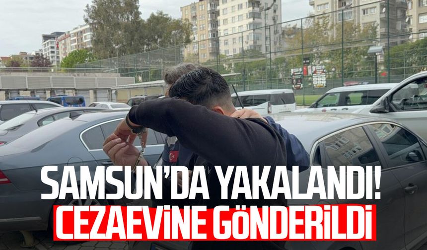 Samsun'da narkotik ekipleri yakaladı! Tutuklandı