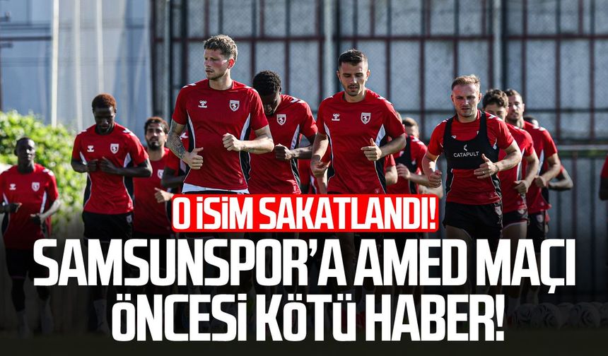 Samsunspor’da Amedspor maçı öncesi Emre Kılınç şoku!