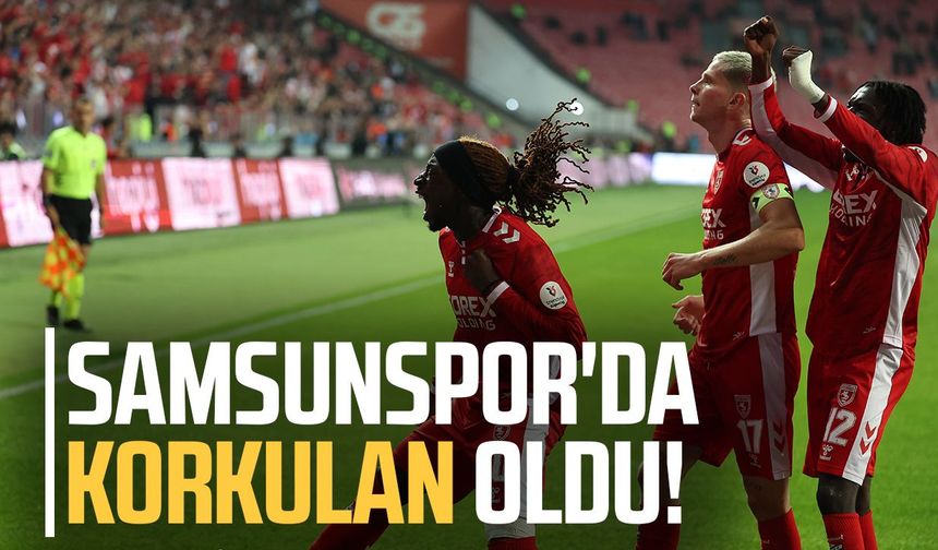 Samsunspor'da Amed SF maçı sonrası korkulan oldu!