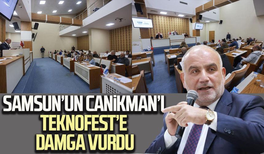 Samsun’un CANİKMAN’ı TEKNOFEST’e damga vurdu