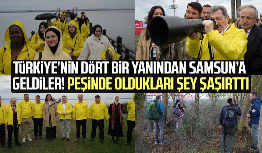 Samsun protokolü Kızılırmak Deltası’nda buluştu! “Sonsuza kadar sahip çıkacağız”