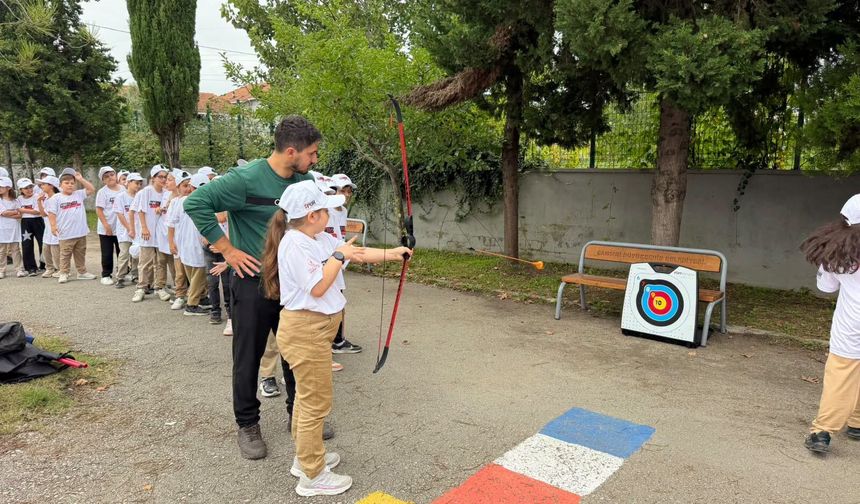 Samsun’da çocuklar sporla güçlendi! Renkli etkinlik