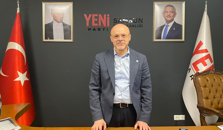 YENİ Parti Samsun İl Başkanı Mehmet Özdağ oldu