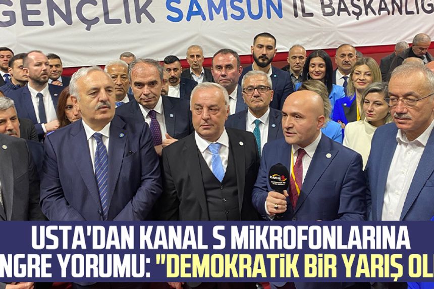 İYİ Parti Samsun Milletvekili Erhan Usta'dan Kanal S mikrofonlarına kongre yorumu: "Demokratik bir yarış oldu"