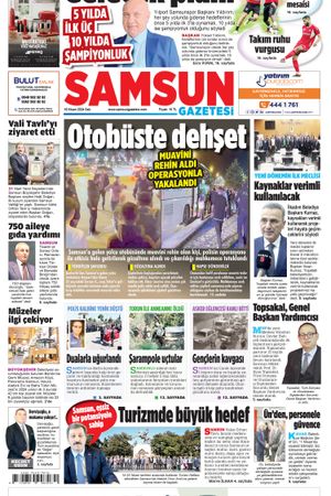 16 Nisan Salı Samsun Gazetesi