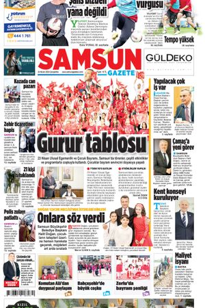 24 Nisan Çarşamba Samsun Gazetesi