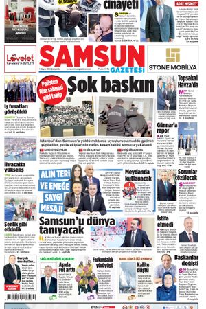 1 Mayıs Çarşamba Samsun Gazetesi