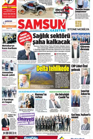 10 Mayıs Cuma Samsun Gazetesi