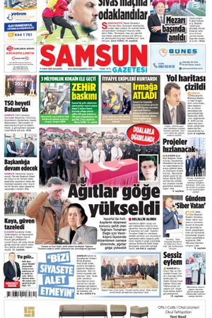 11 Aralık Çarşamba Samsun Gazetesi