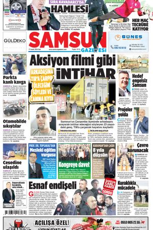 17 Aralık Salı Samsun Gazetesi