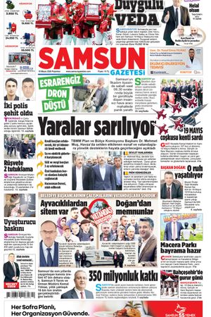 18 Mayıs Pazartesi