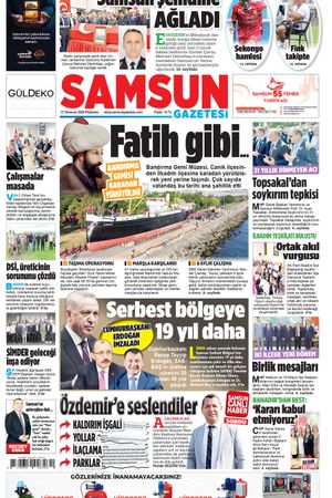 13 Temmuz Pazartesi