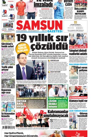 20 Temmuz Pazartesi