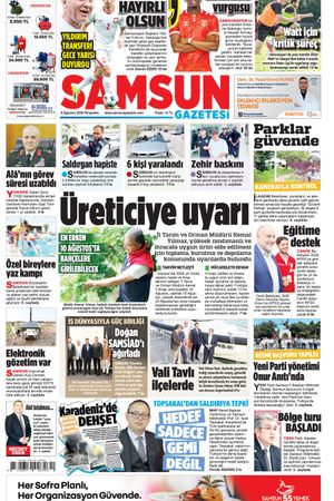 6 Ağustos Perşembe