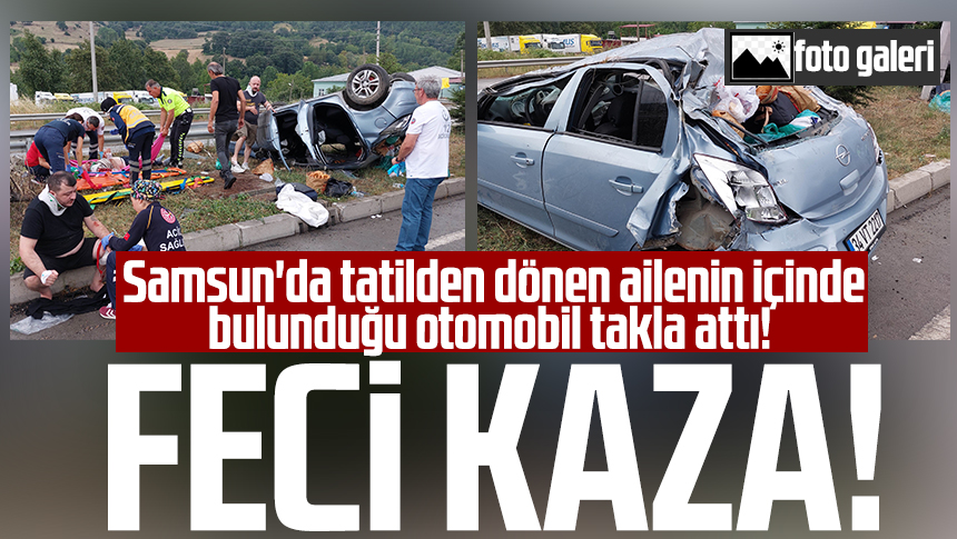 Kaza, Samsun'un Atakum ilçesi Samsun-Ankara karayolu Sarıışık mevkisinde sabah saat 07.00 sıralarında meydana geldi.
