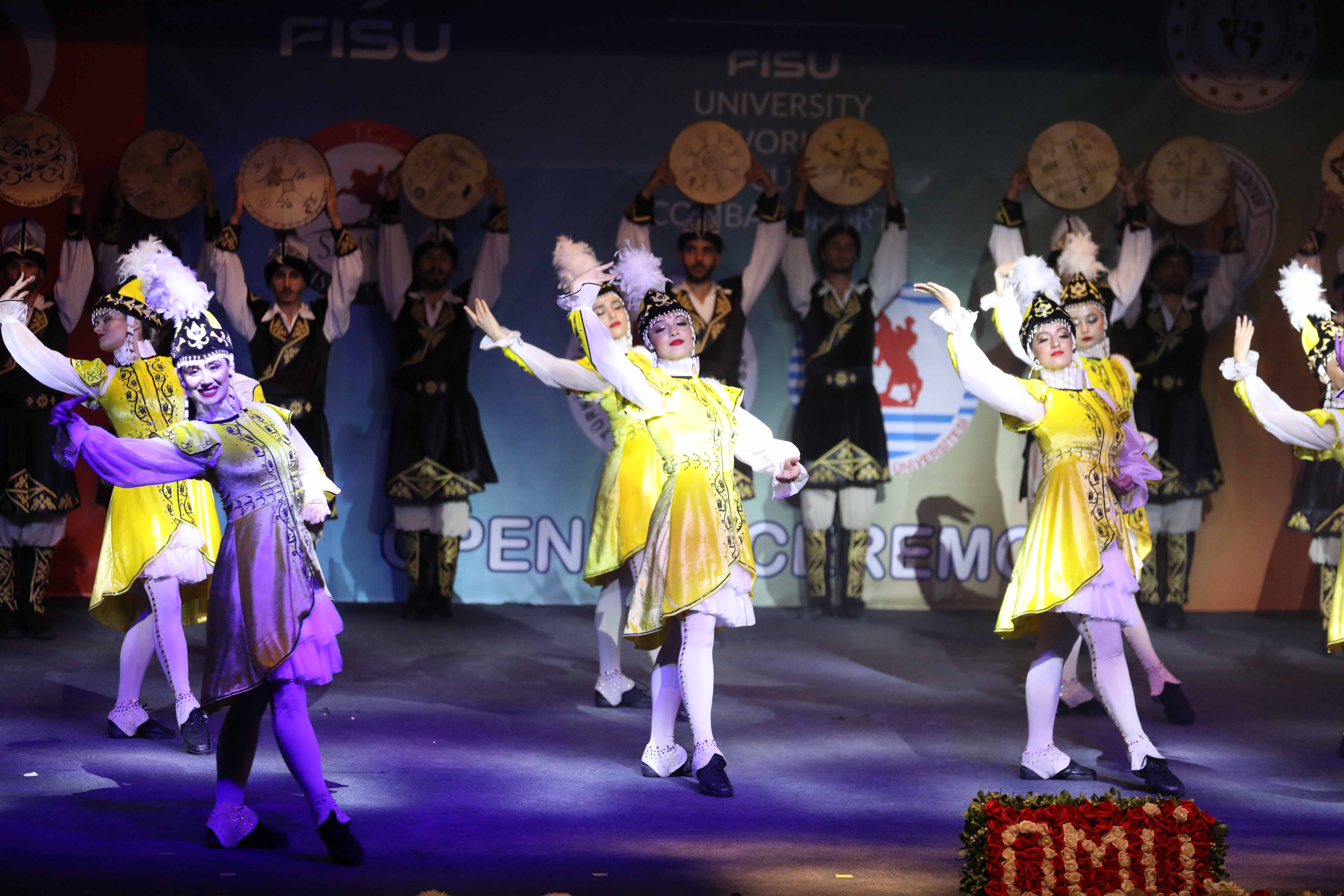 “FISU Üniversiteler Dövüş Sporları Kupası Açılış Seremonisi” görkemli bir şekilde yapıldı.
