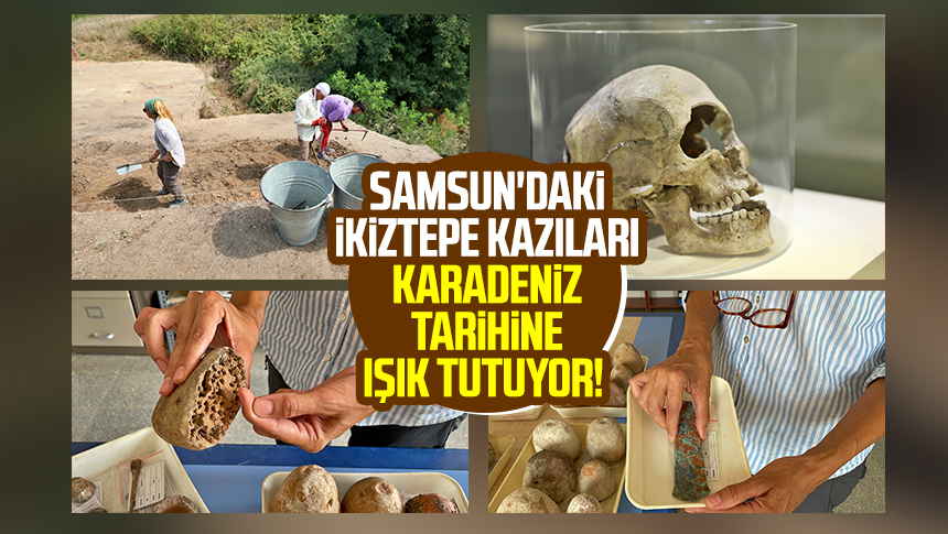 Samsun'un Bafra ilçesinde 1974 yılında başlatılan ve bugüne kadar 15 bine yakın arkeolojik buluntunun ortaya çıkarıldığı İkiztepe Höyüğü'ndeki kazılar Karadeniz'in geçmişi hakkında önemli ipuçları veriyor. 