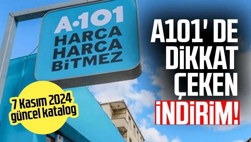 A101' de dikkat çeken indirim!