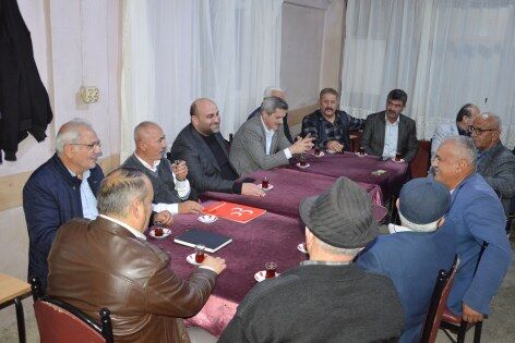 Samsun'da MHP'den mahalle sohbetleri: "Çalmadık kapı kalmayacak"