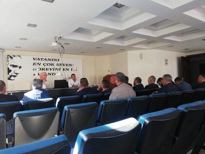 Tekkeköy’de muhtarlara eğitim!