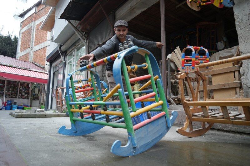 Samsun'da zamana meydan okuyan beşik!