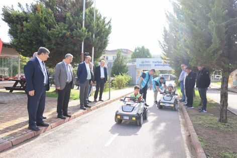 Samsun'da minikler trafikle tanışıyor!