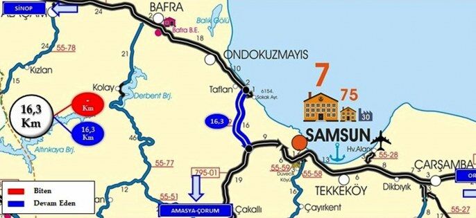Samsun ulaşımında tarihi adım: 15 Milyar TL'lik Batı Çevre Yolu'na başlanıyor 